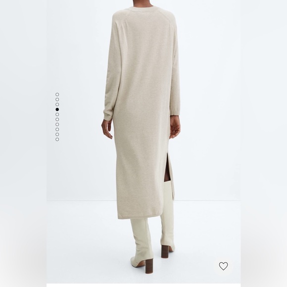 Mango - Sweater Knit Dress - Picture 3 of 8